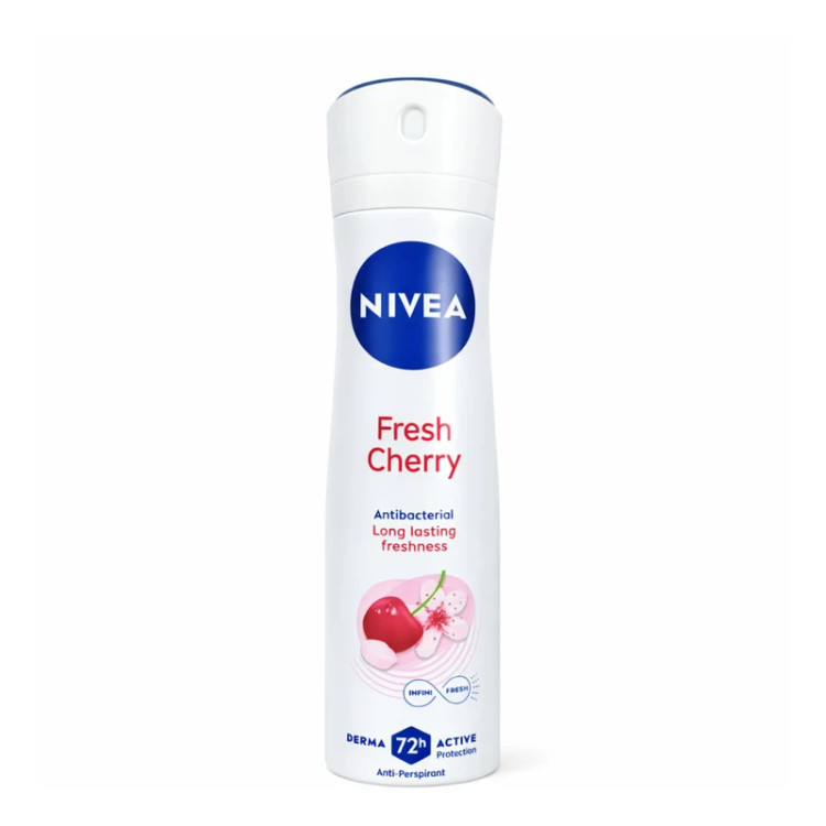 اسپری ضدتعریق زنانه نیوآ مدل Fresh Cherry حجم 150 میلیلیتر