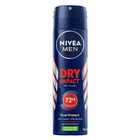 اسپری ضد تعریق مردانه نیوآ مدل Dry Impact حجم 150 میلی لیتر