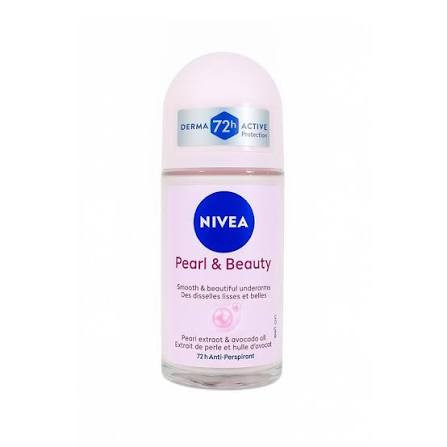 مام رول زنانه نیوآ NIVEA اصل آلمان مدل pearl and beauty حجم 50 میلی لیتر