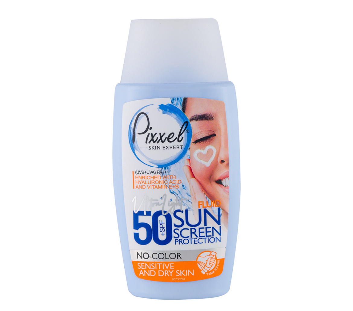 کرم ضد آفتاب پیکسل پوست خشک و حساس 50 میلی لیتر SPF50 بدون رنگ