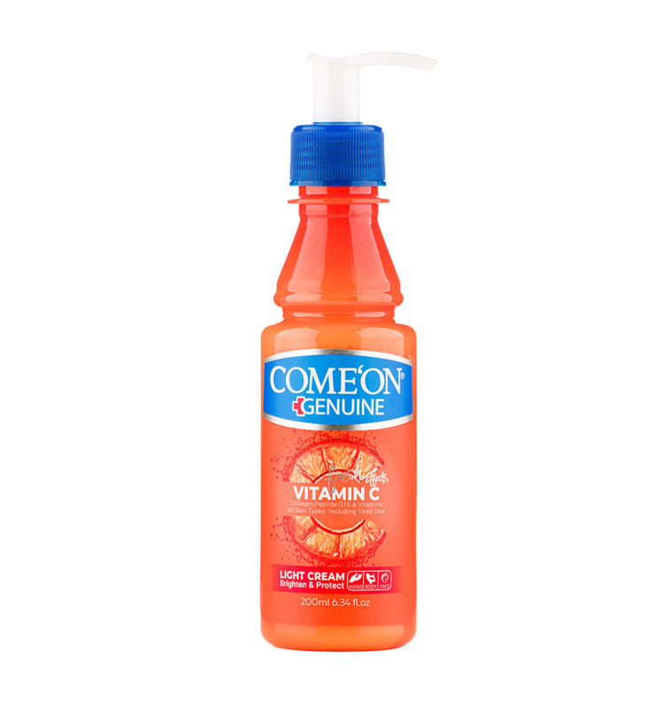 کرم مرطوب کننده حاوی ویتامین c حجم 200 میلی لیتر