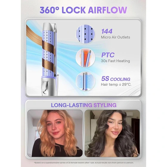 حالت دهنده مو شیگلم Cool Lock Airflow | سایز ۲۵ میلی متر