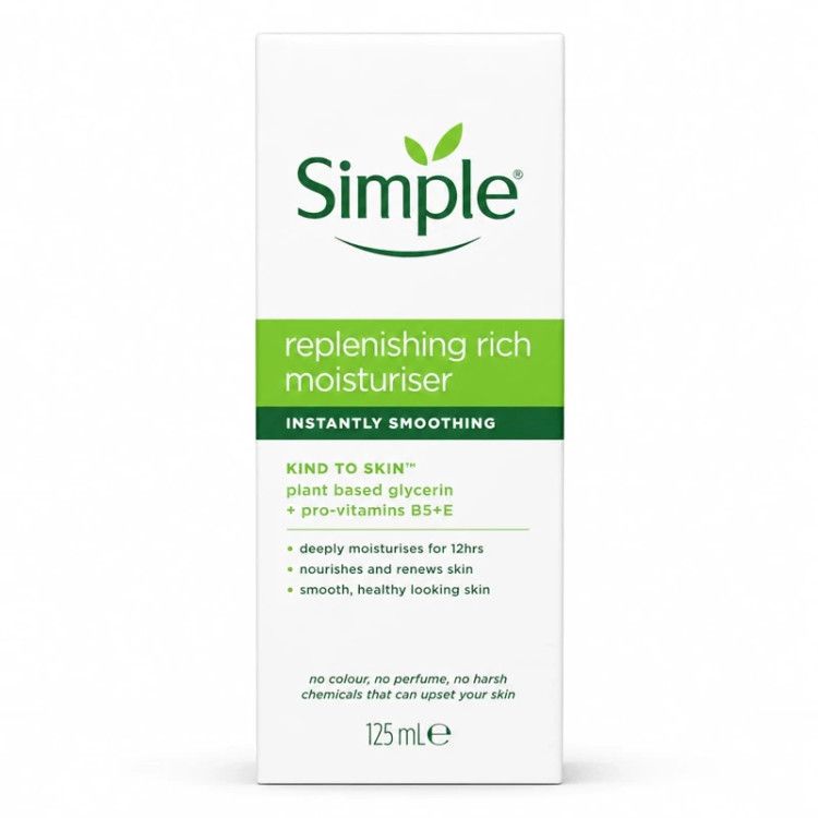 مرطوب کننده و آبرسان ریچ سیمپل simple 125 میل