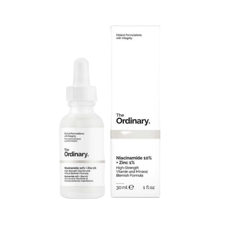 سرم ضد جوش نیاسینامید 10% + زینک 1% اوردینری Ordinary اصل حجم 30 میل