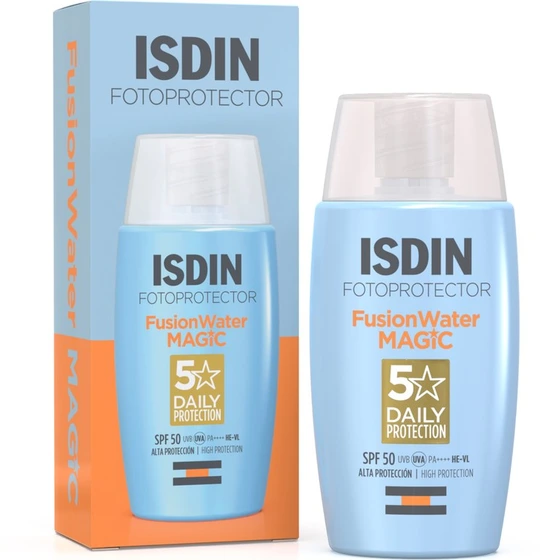 کرم ضد آفتاب بدون رنگ ایزدین SPF 50 مدل magic