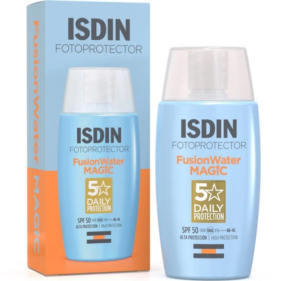 کرم ضد آفتاب بدون رنگ ایزدین SPF 50 مدل magic