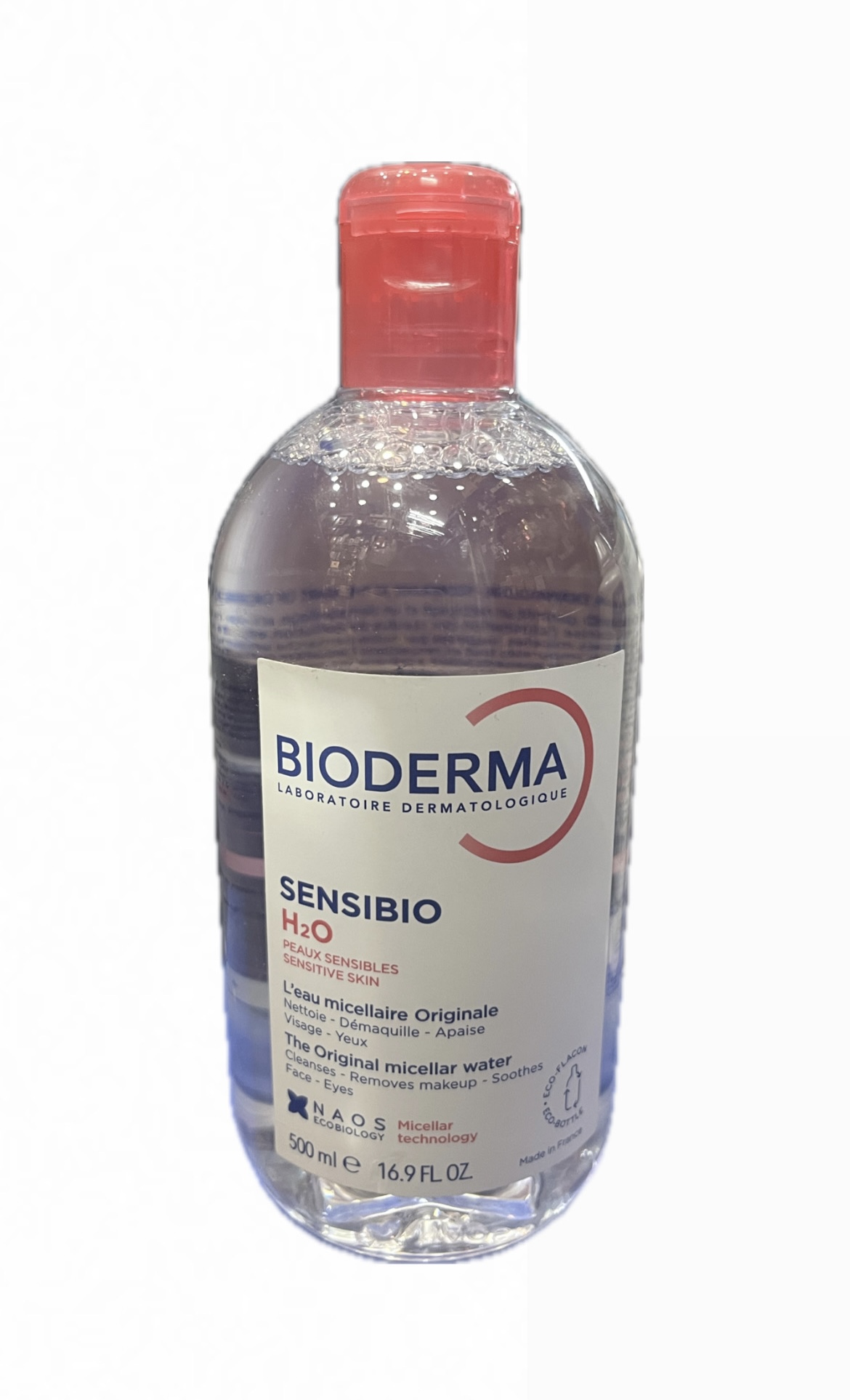 میسلار واتر Sensibio H2O بایودرما حجم ۵۰۰ میلی لیتر